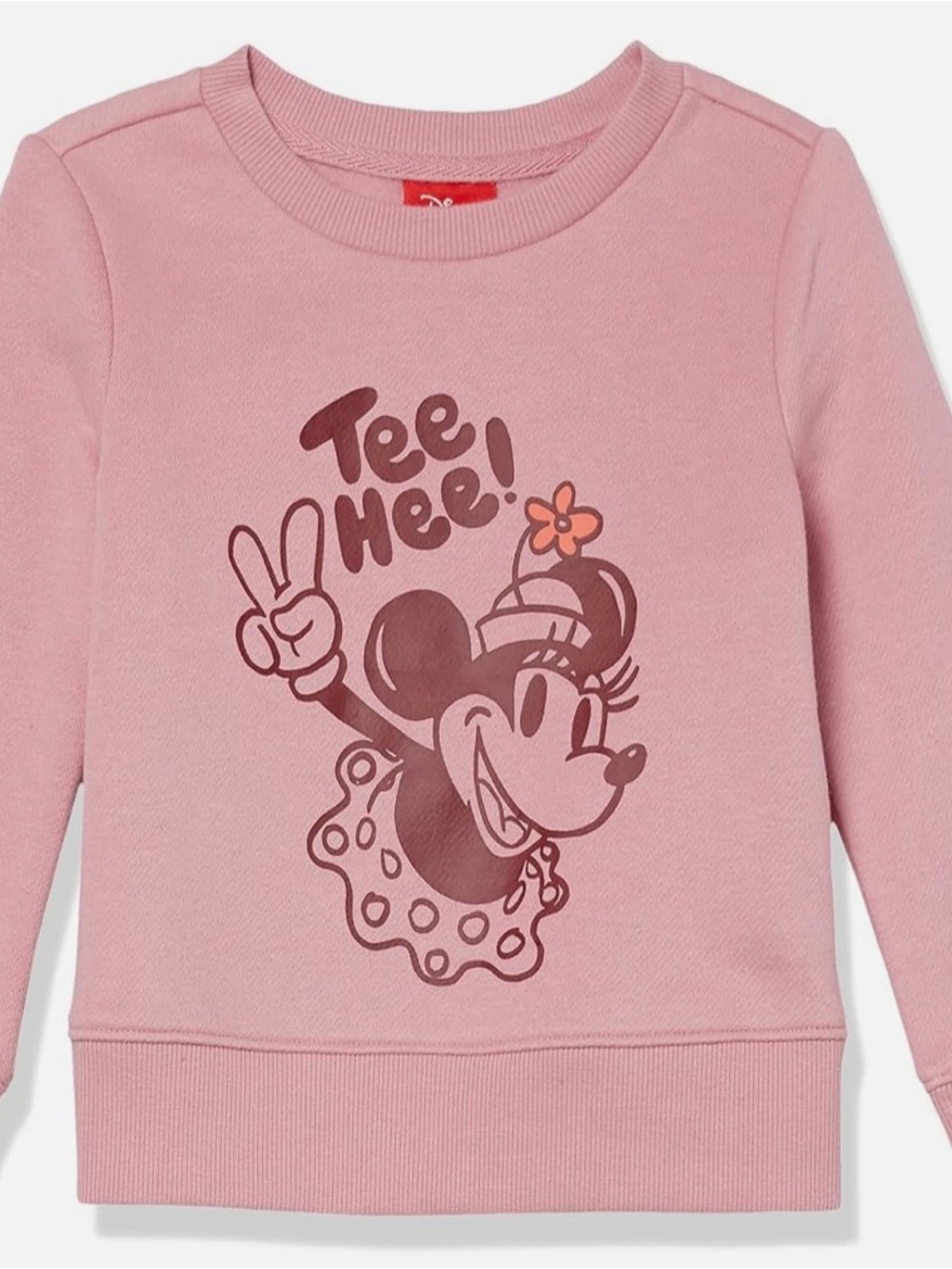 NWT Kids Pink Minnie Mouse Graphic Sweatshirt